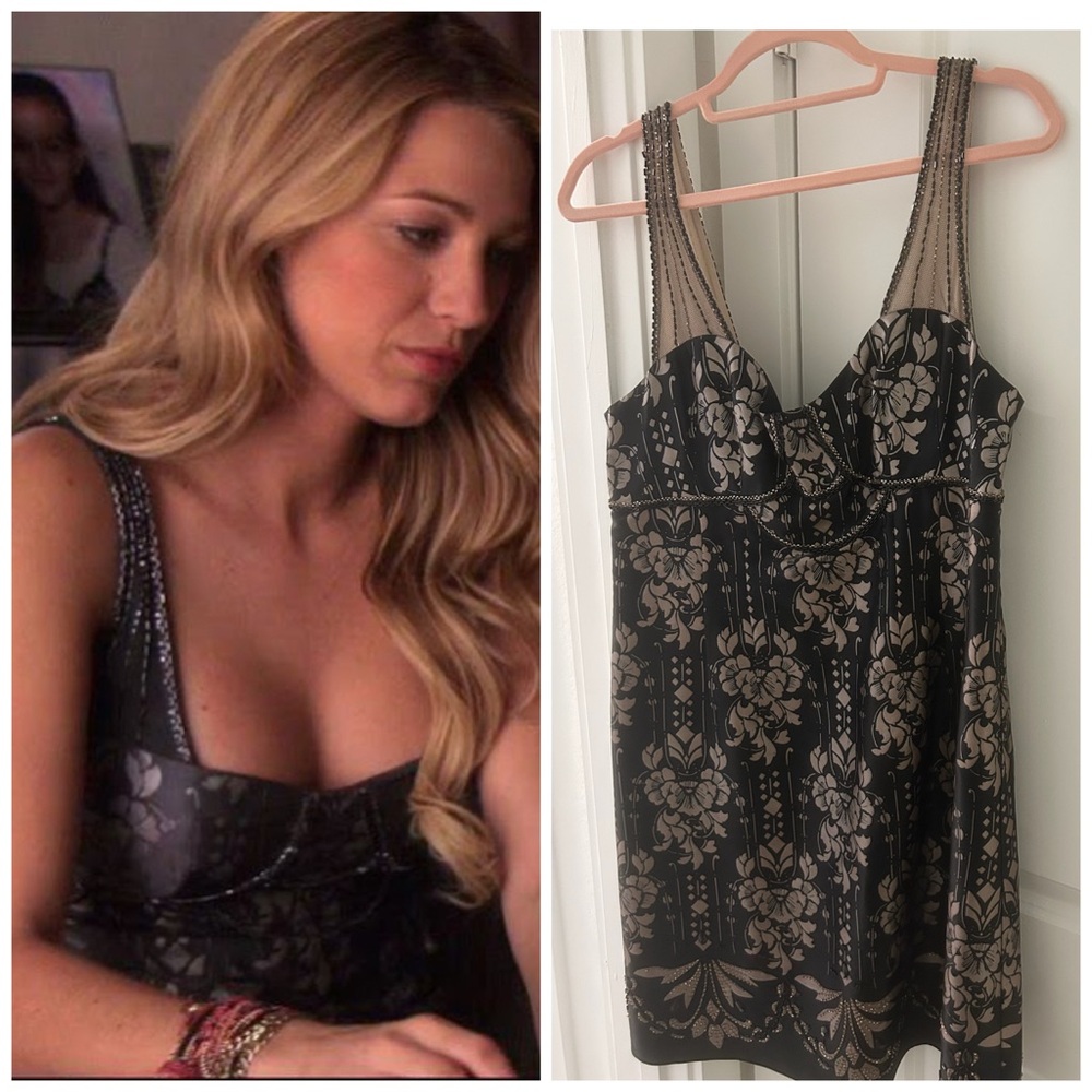 Black Nanette Lepore Dress ASO Serena Van Der Woodsen on Gossip Girl Size 10